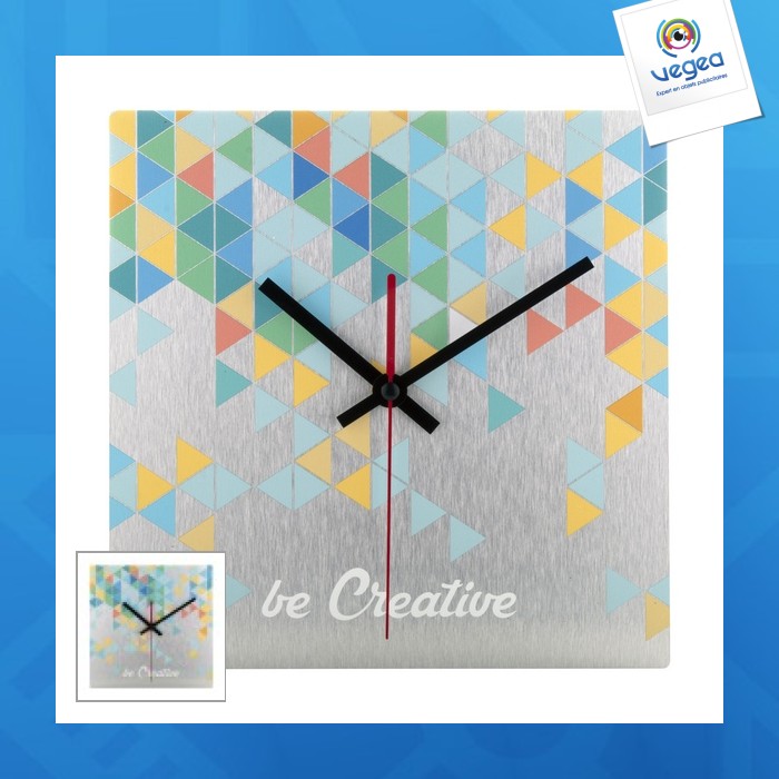 Metal wall clock