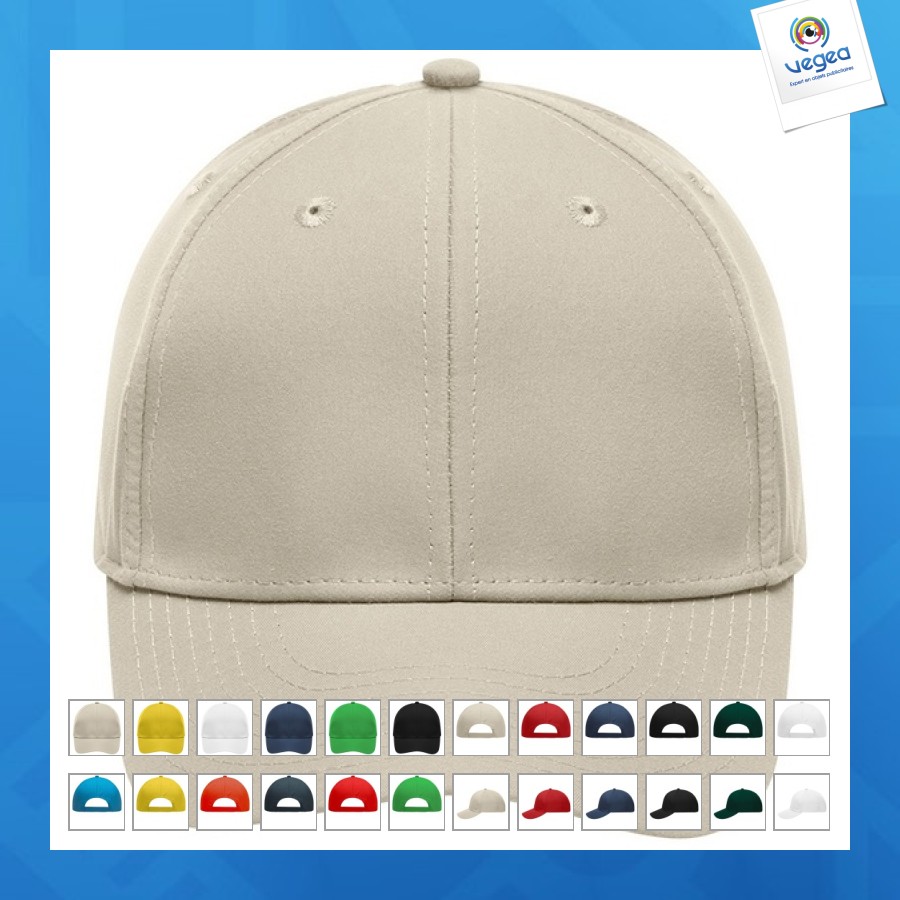 Microfibre sports cap 