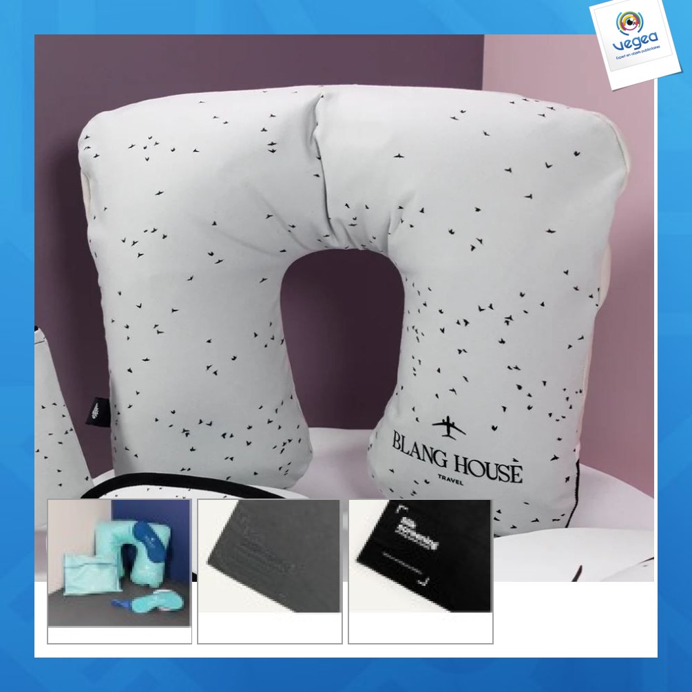 Microfibre travel cushion