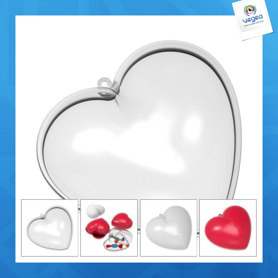 Mini heart decorative ball