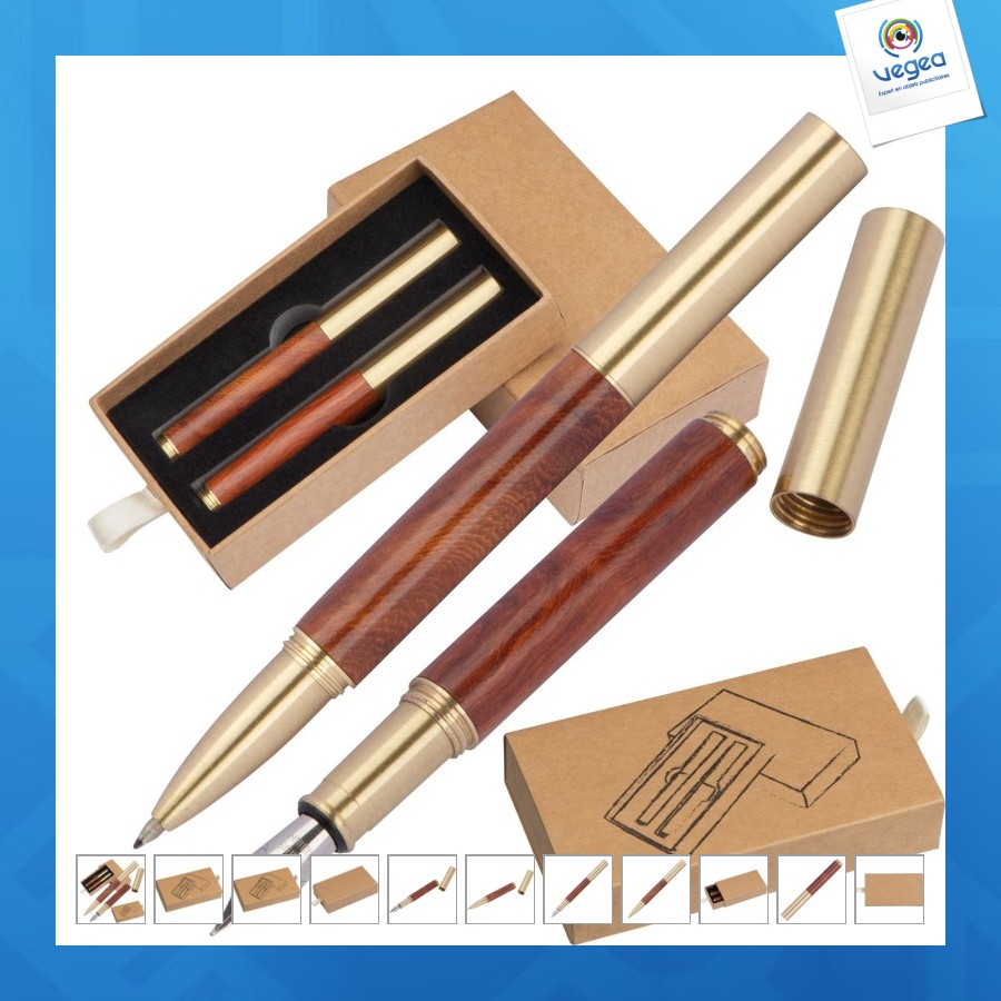 Mini set d'écriture - stylo plume et stylo roller
