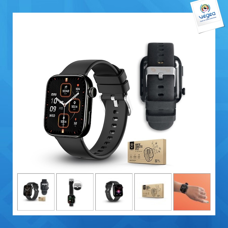 Montre connectée écran 1,85 amoled étanche