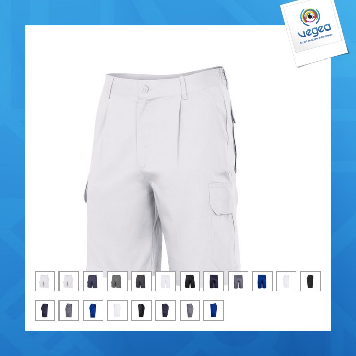 Multi-pocket bermuda shorts -