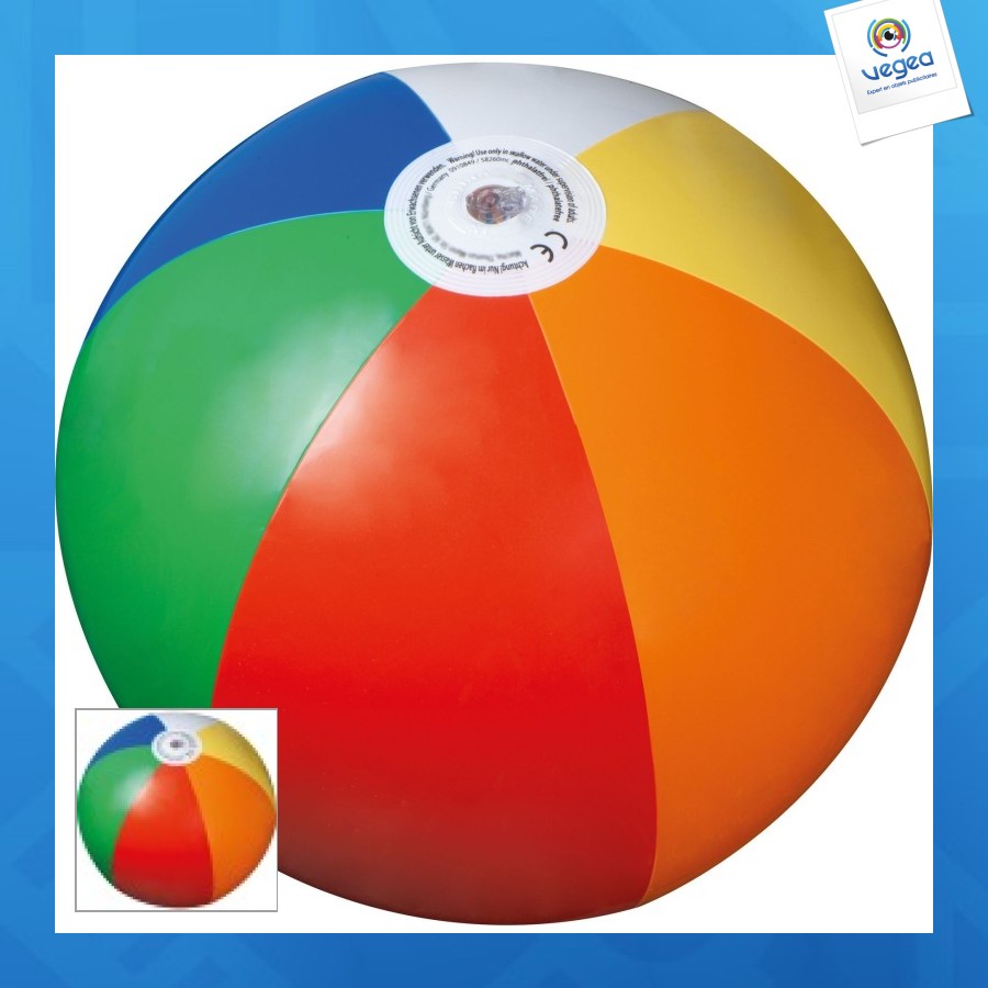Multicoloured beach ball 