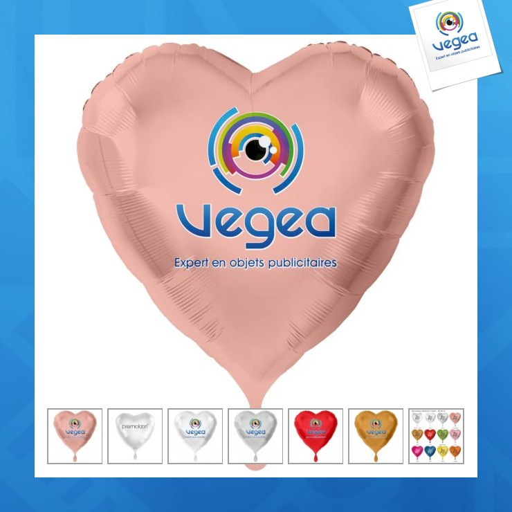 Mylar balloon heart 45cm