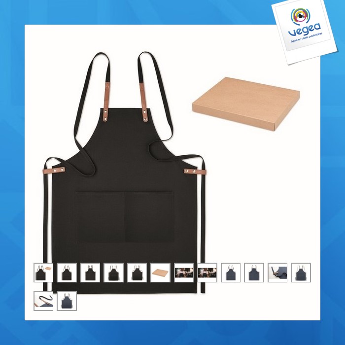 Nagpur colour - apron cotton orga. 340 gr/m².