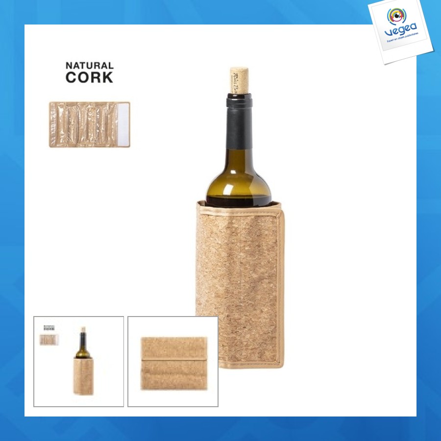 Natural cork cooler bag