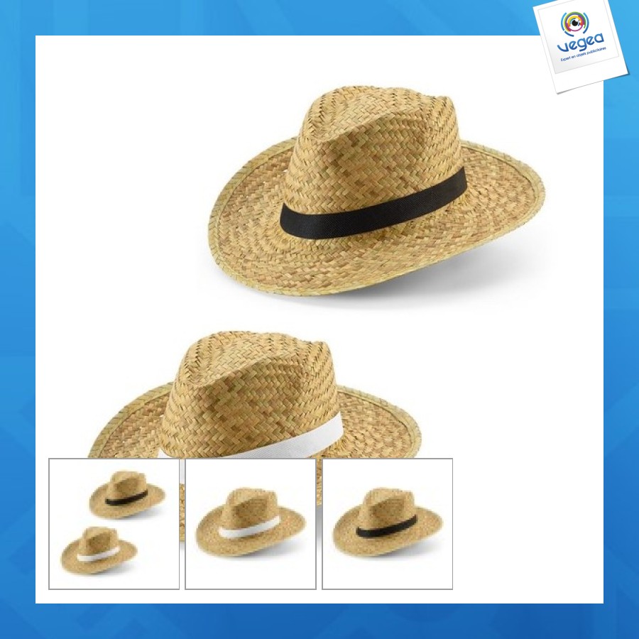 Natural straw hat 
