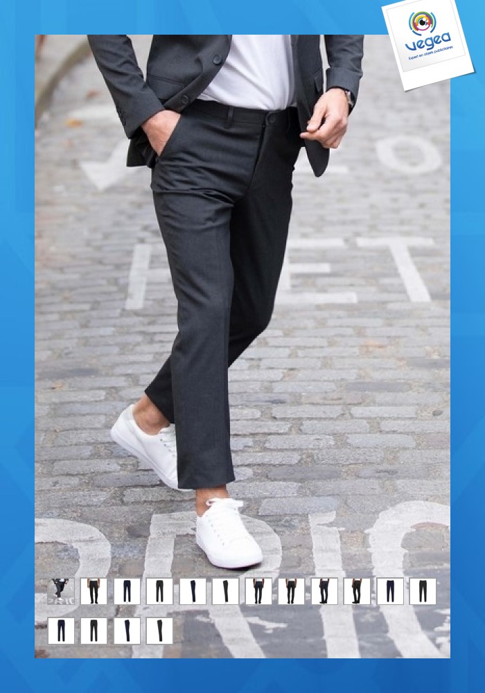 Neoblu gabin men - men's elasticated suit trousers