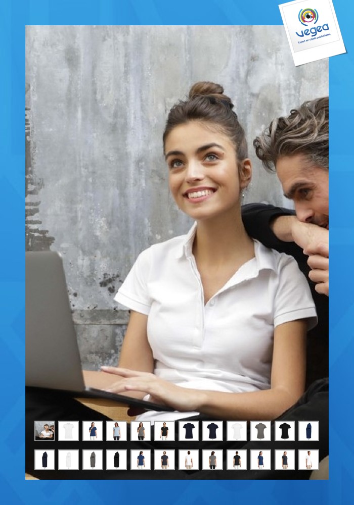 Neoblu owen women - women's polo shirt with hidden placket