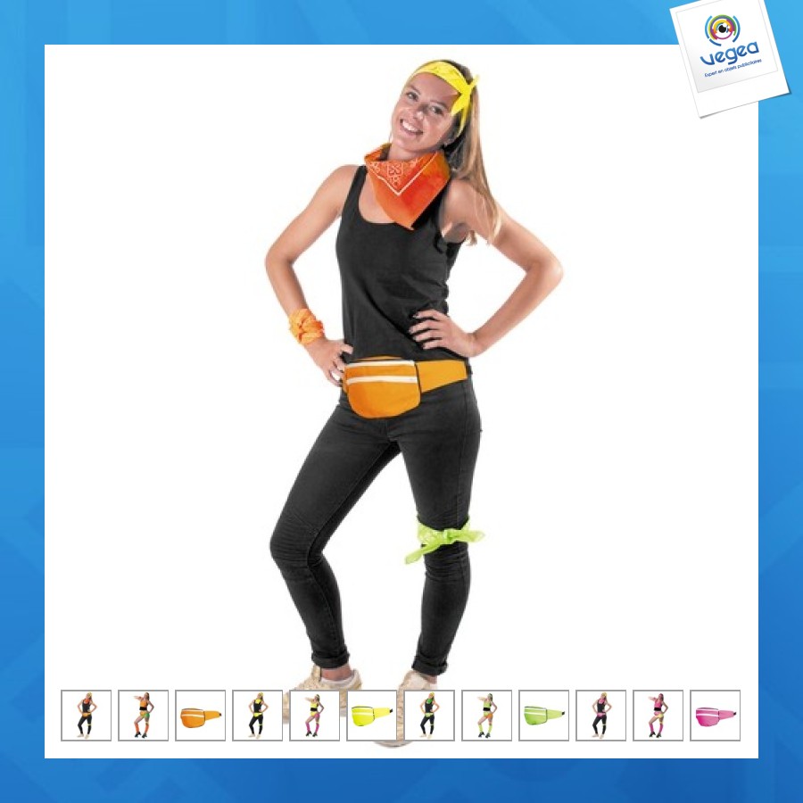 Neon yellow fanny pack