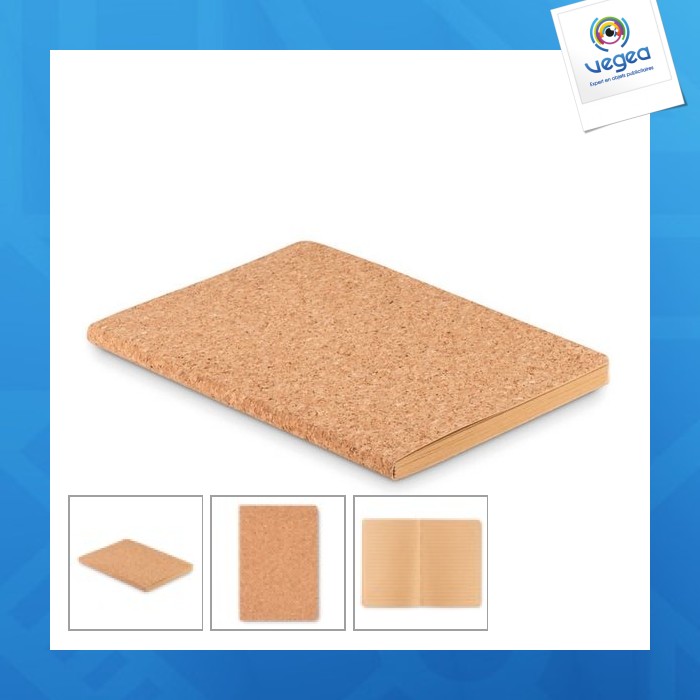 Notebook a5 soft cork finish