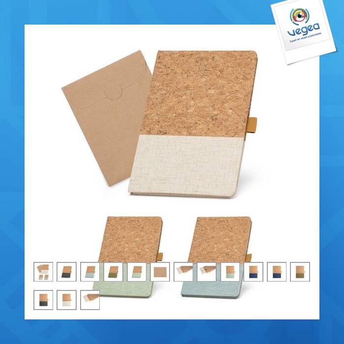 Notepad a5 cork and linen