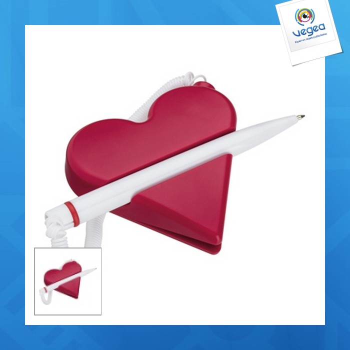 Notepad holder with biros clic clac-salerno