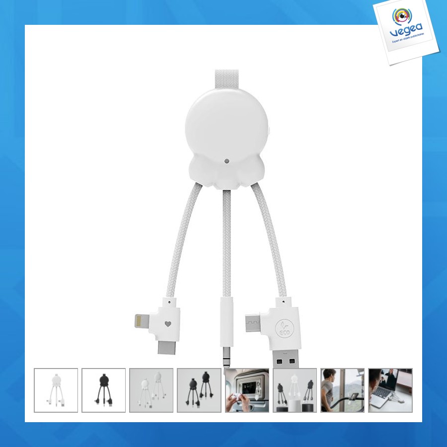 Octopus bt - bluetooth wireless audio cable and transmitter