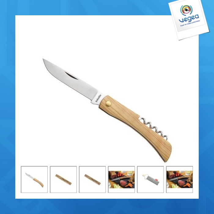 Olive wood terroir knife