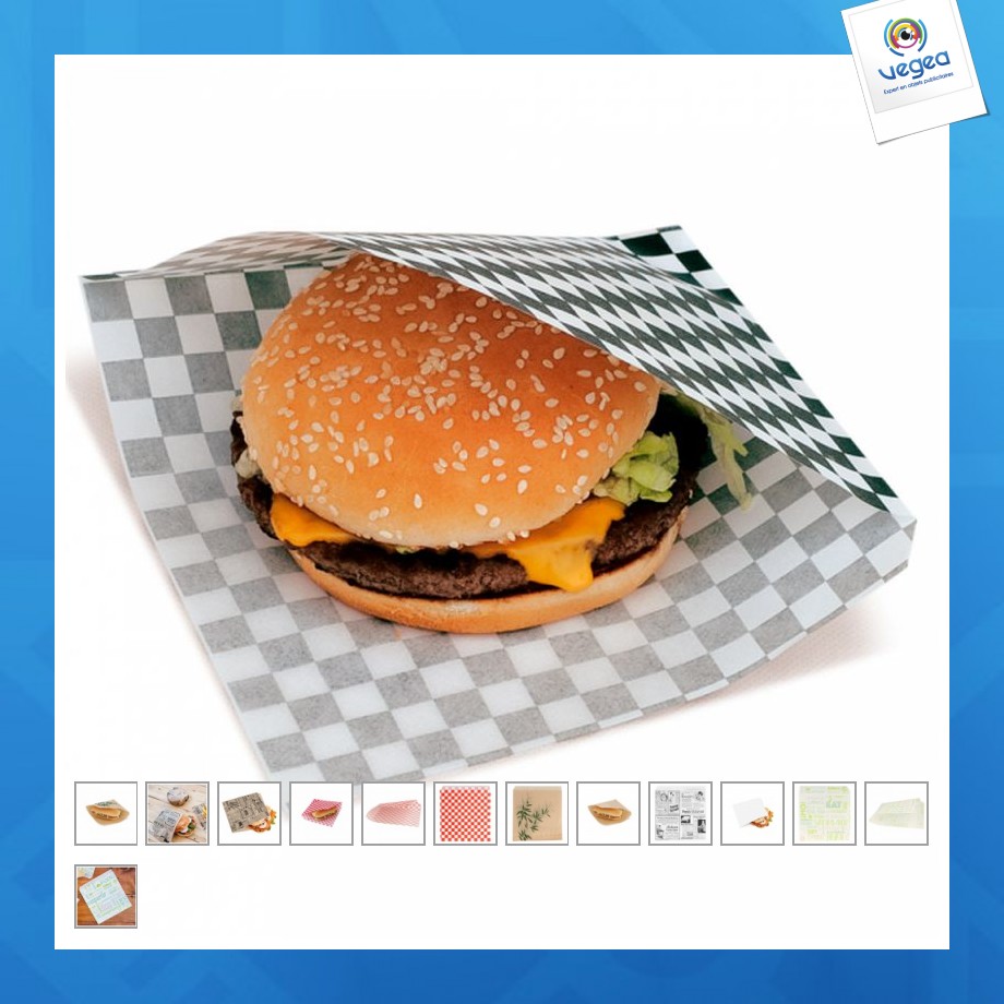 Open bag kebab 16x16cm (one mile)
