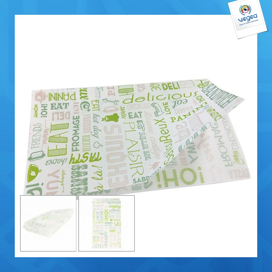 Open crepe bag 13x22cm (the thousand)