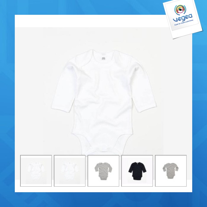 Organic baby bodysuit - baby long sleeve bodysuit