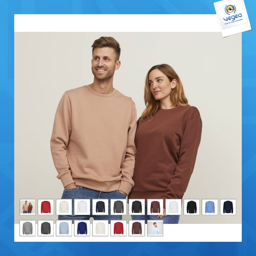 Organic cotton 300g round-neck sweatshirt
