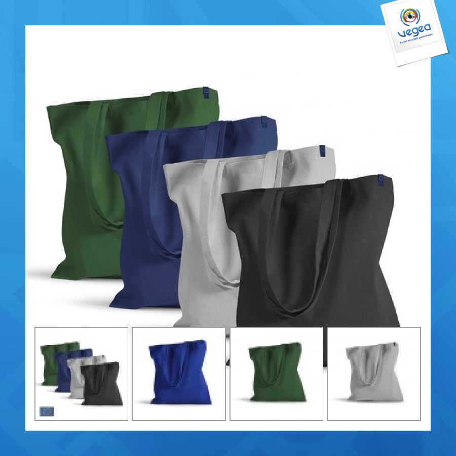 Organic cotton bag gots 220g colours