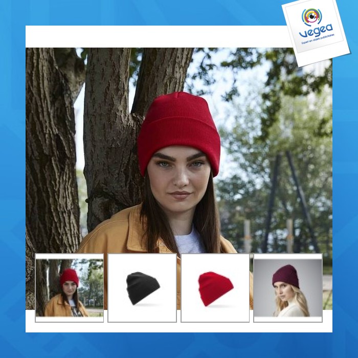 Organic cotton hat - organic cotton original cuffed beanie