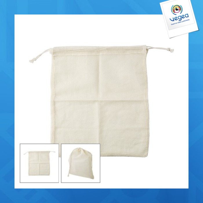 Organic cotton mesh bag 30x30cm