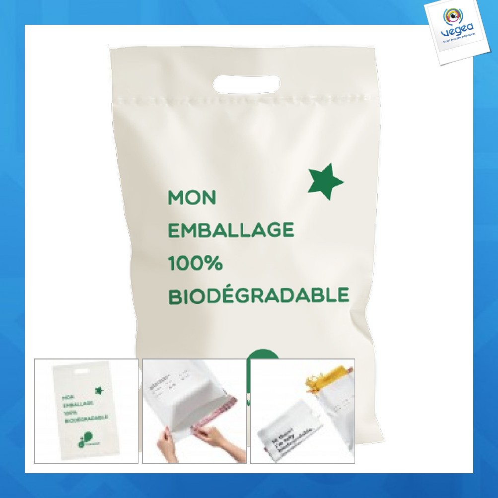 Organic shipping bag 25x35cm