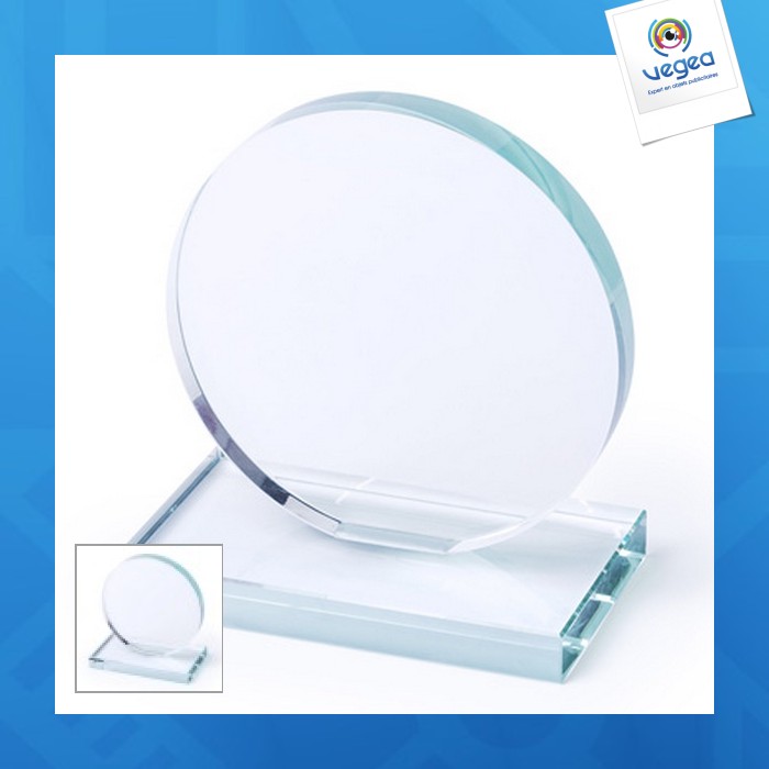 Owen round glass plate