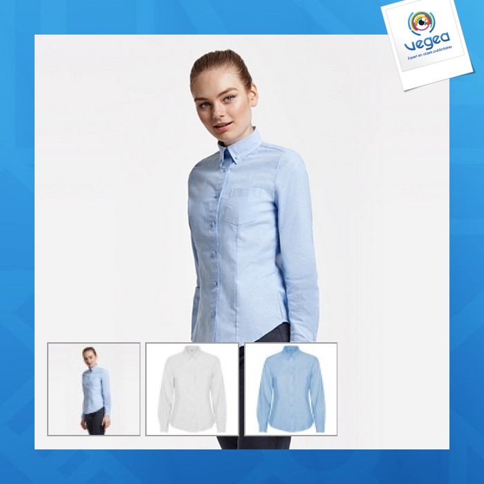 Oxford woman - women's shirt with heart pocket