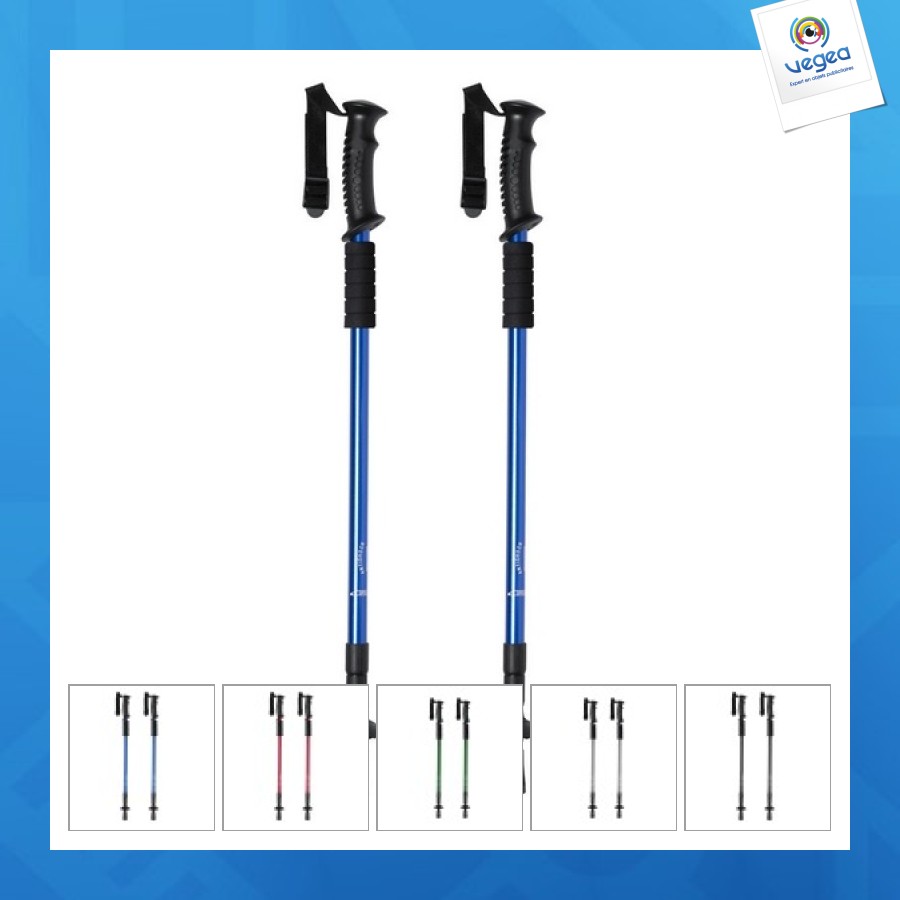 Pair of aluminium sticks