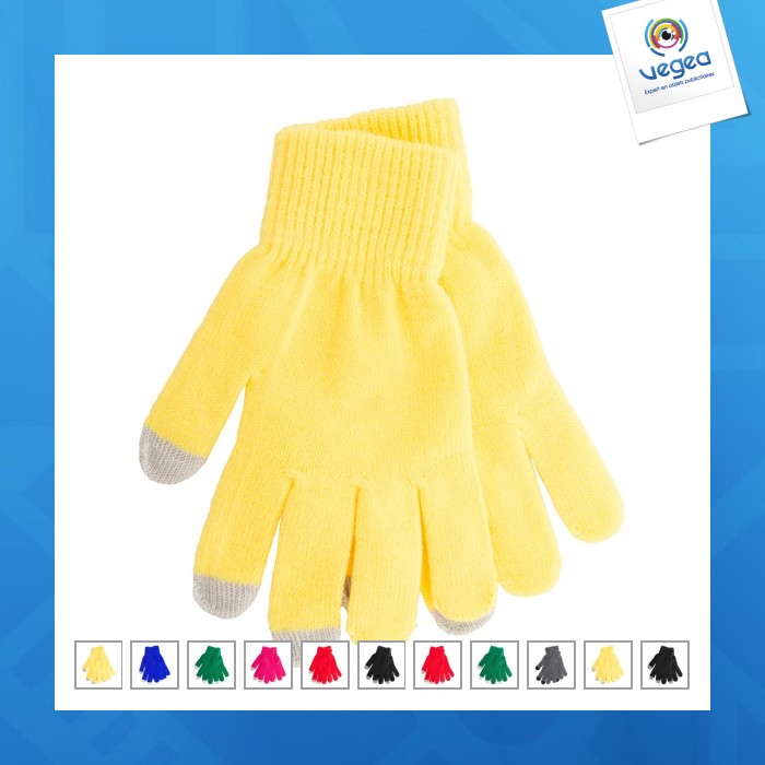 Pair of tactile gloves