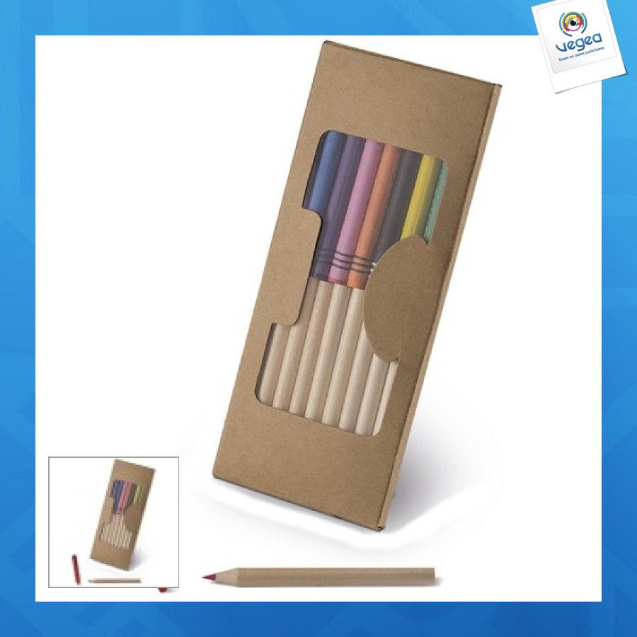 Paquet crayons à la cire et crayons de couleurs