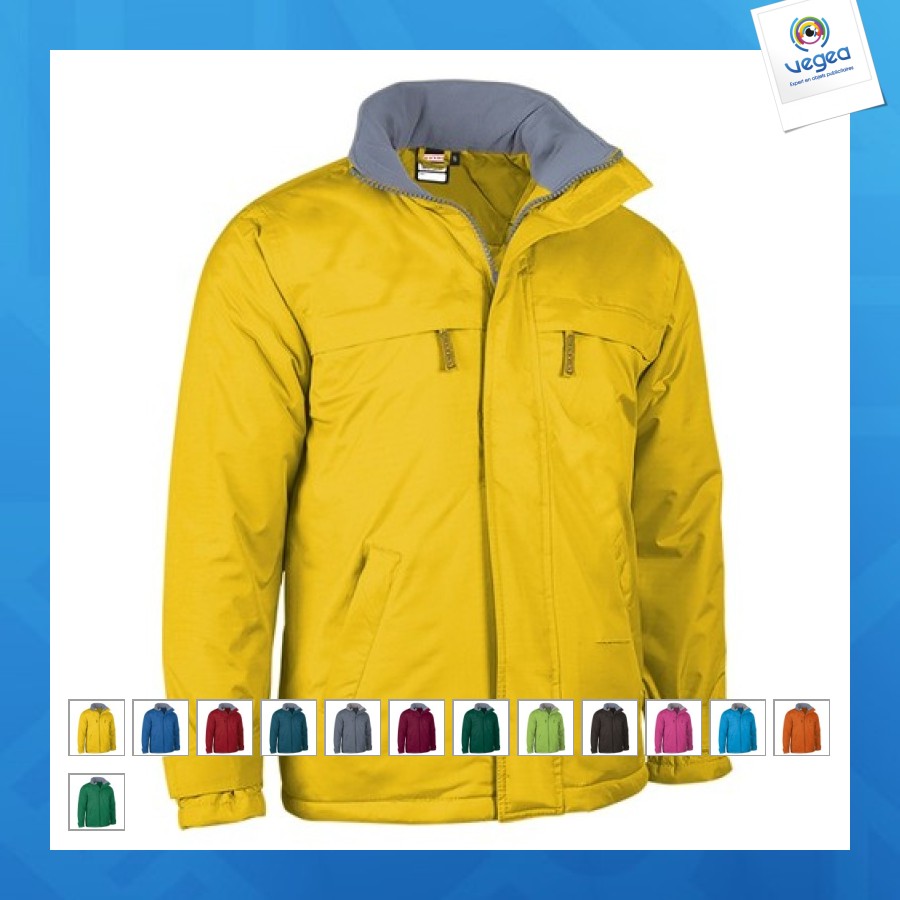 Parka with retractable hood