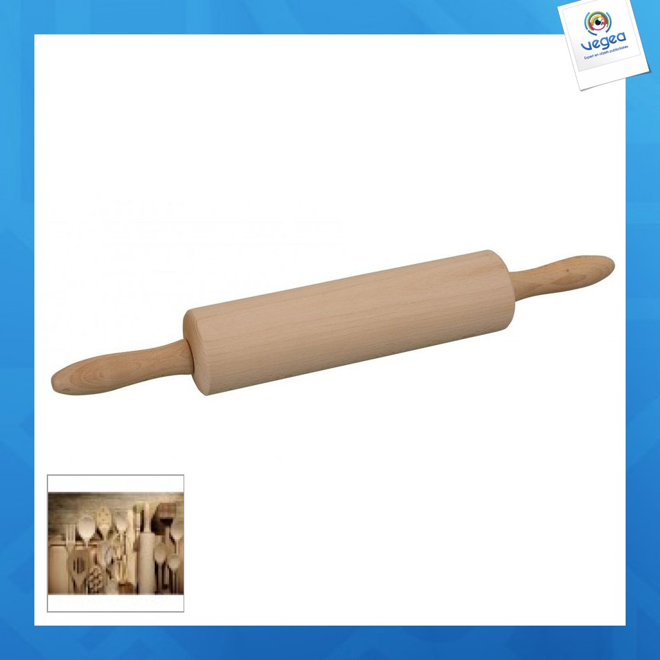 Pastry roll with metal shaft