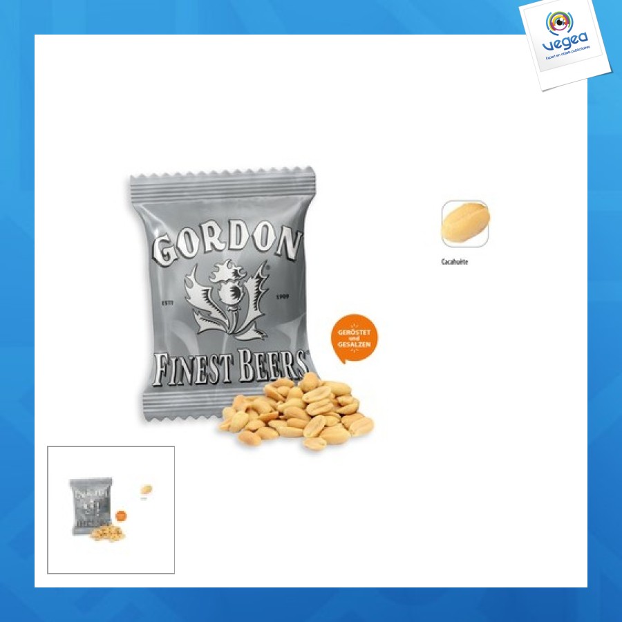 Peanuts in promotional bag