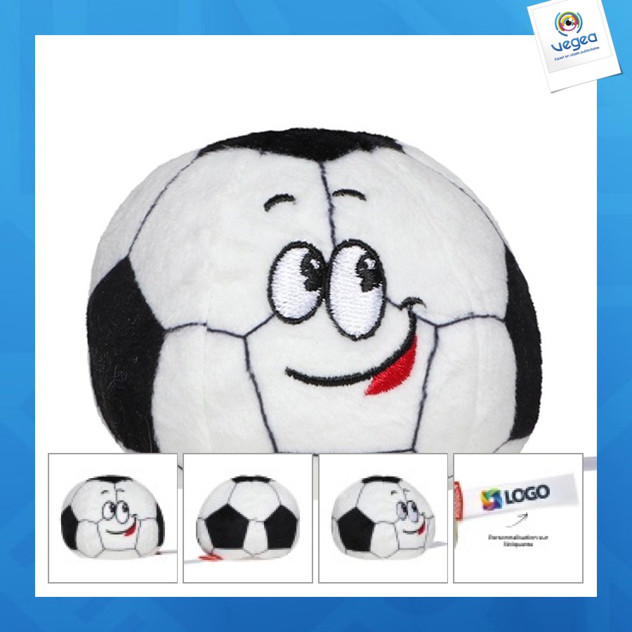 Peluche ballon de foot mbw