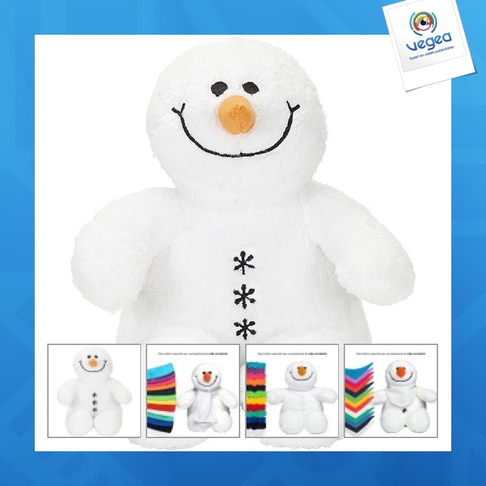 Peluche bonhomme de neige - mbw