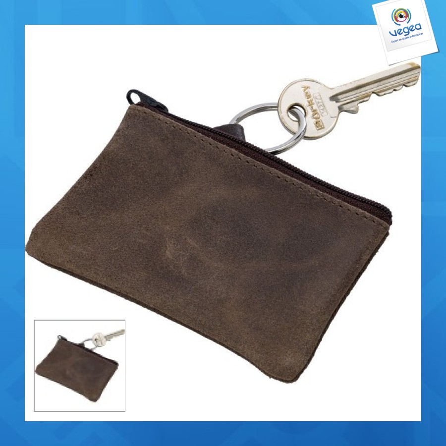 Philippa leather key ring