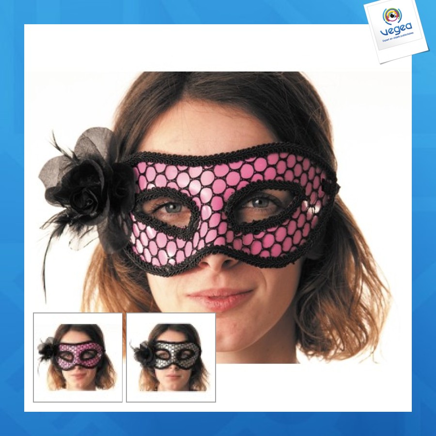 Pink carnival mask