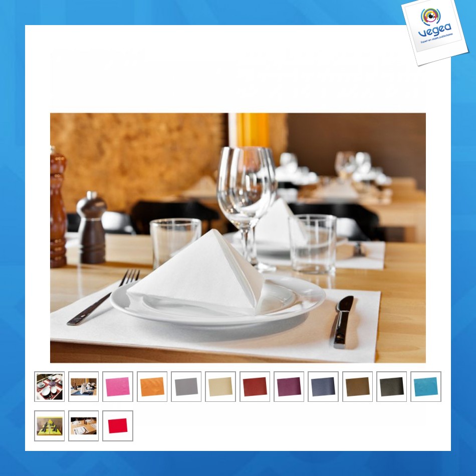 Place mat in non-woven (one thousand)