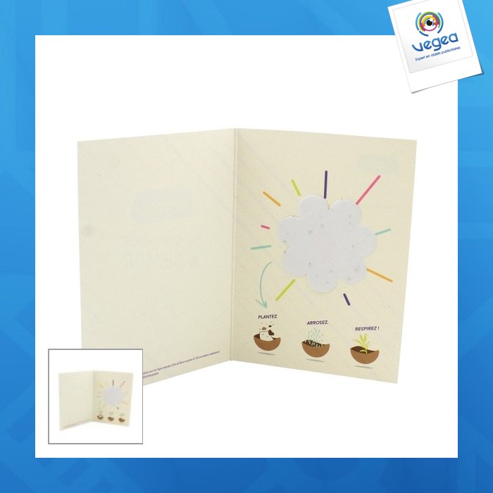 Plant paper (with neutral seed confetti)