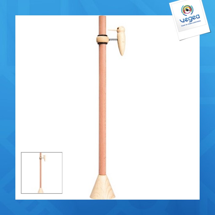 Playful wooden pencil picvert