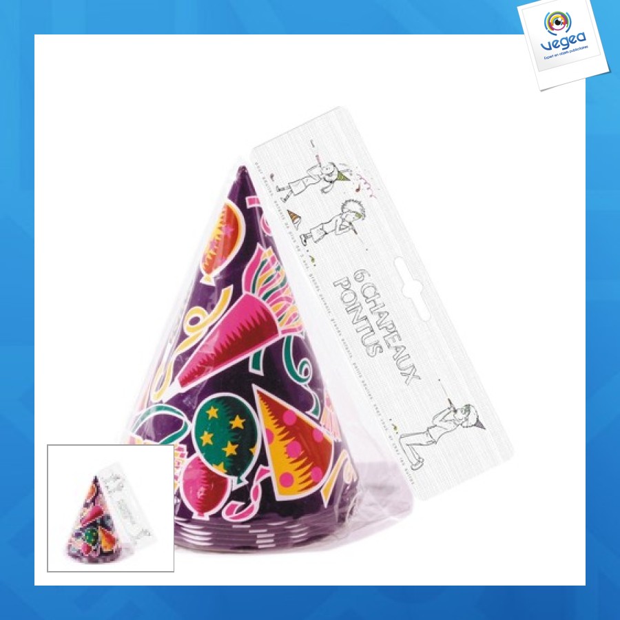 Pointed hat x 6