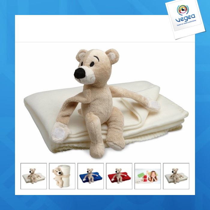 Polar blanket with bear
