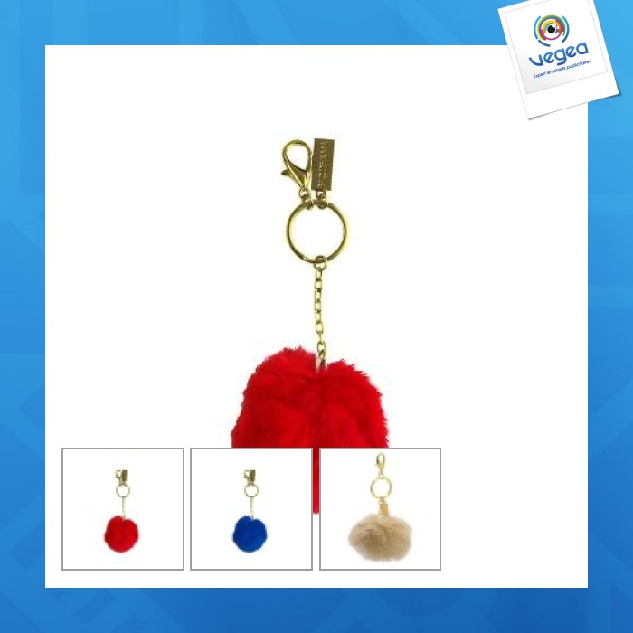 Pompon key ring 