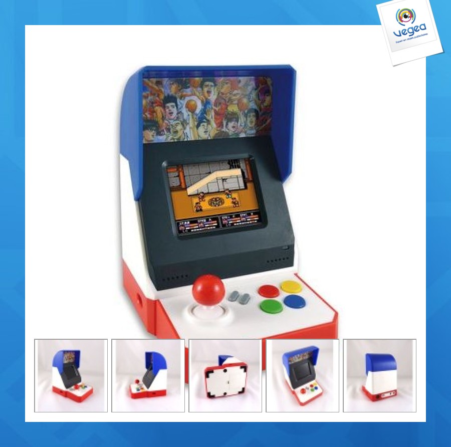 Portable arcade game console 