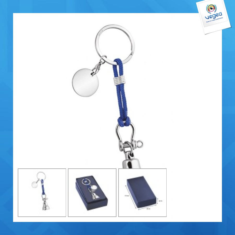 Porte-cles cloche avec jeton