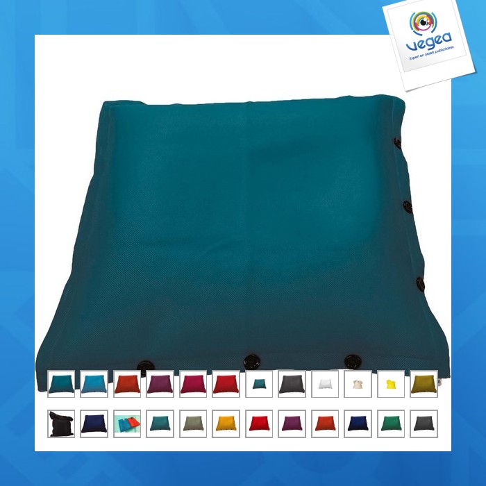 Pouf with removable cover - medium model