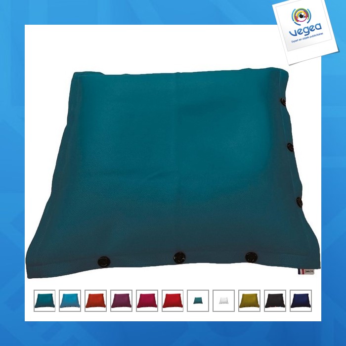 Pouf with removable cover - small